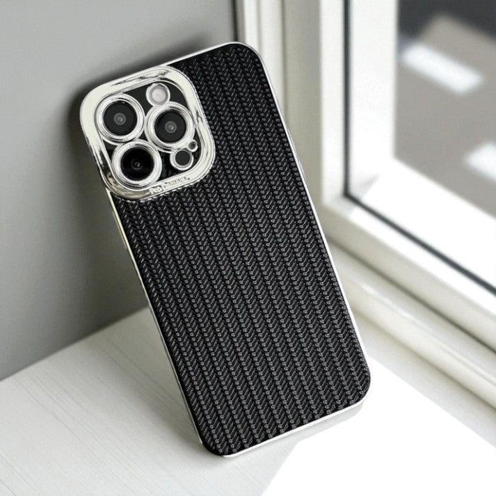 iPhone - Textured Weave Luxe Case