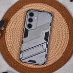 Elegant Hard Armor Invisible Bracket Phone Case