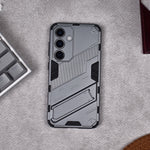 Elegant Hard Armor Invisible Bracket Phone Case