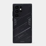 Elegant Hard Armor Invisible Bracket Phone Case
