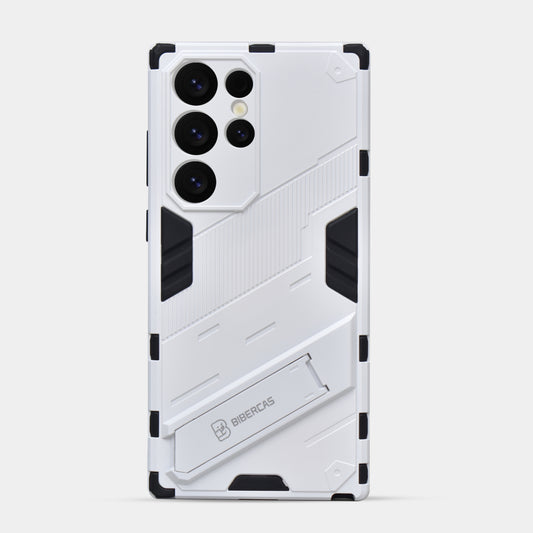 Elegant Hard Armor Invisible Bracket Phone Case