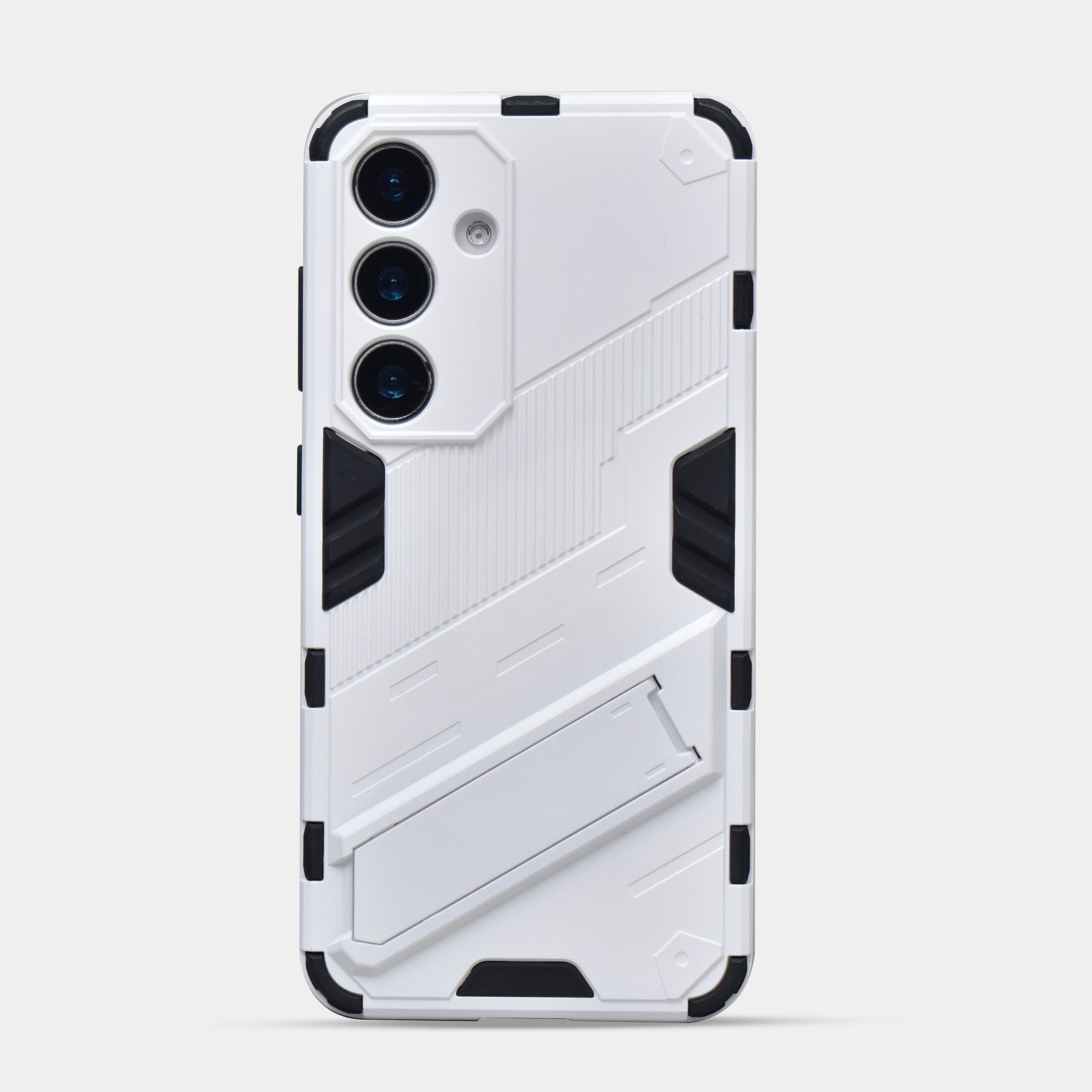 Elegant Hard Armor Invisible Bracket Phone Case