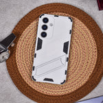 Elegant Hard Armor Invisible Bracket Phone Case