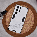 Elegant Hard Armor Invisible Bracket Phone Case