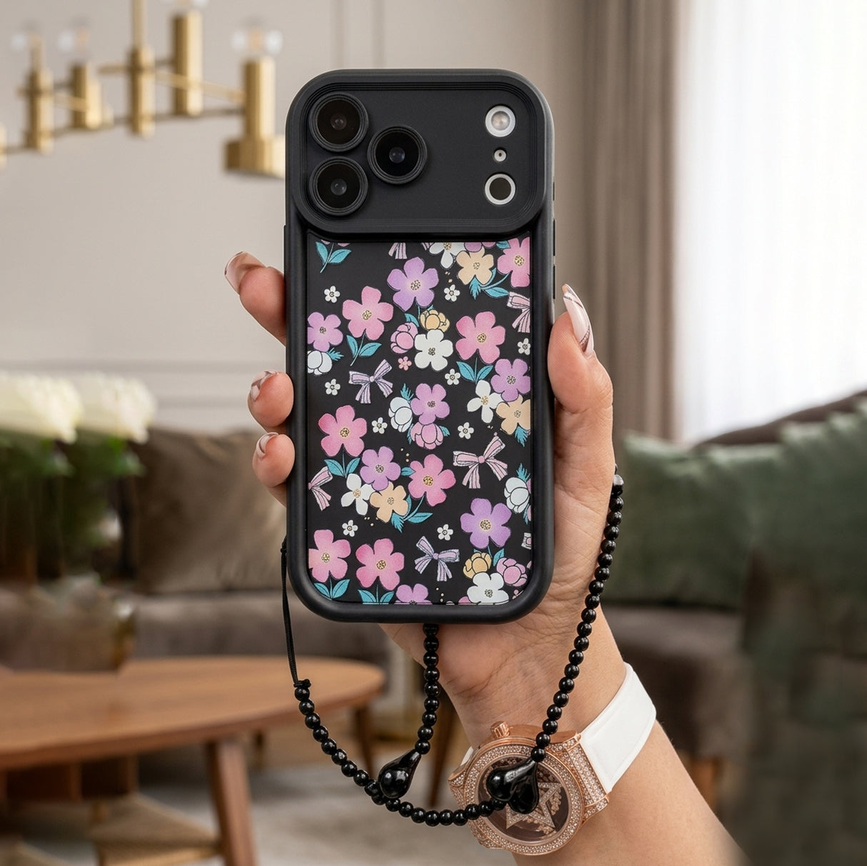 Cherry Blossom Charm Case - iPhone