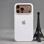 Silicone Logo Case - White