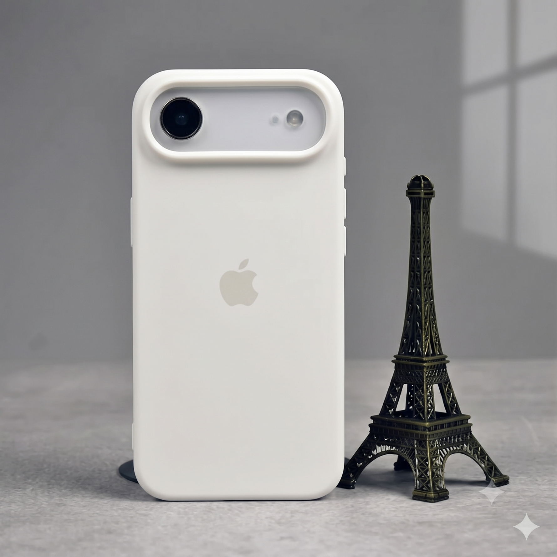 Silicone Logo Case - White