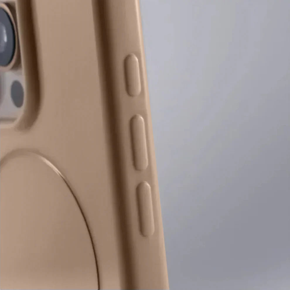 Glossy TPU Shockproof Case-Beige