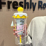 IcePop Summer Drink Bottle - Yellow Blue