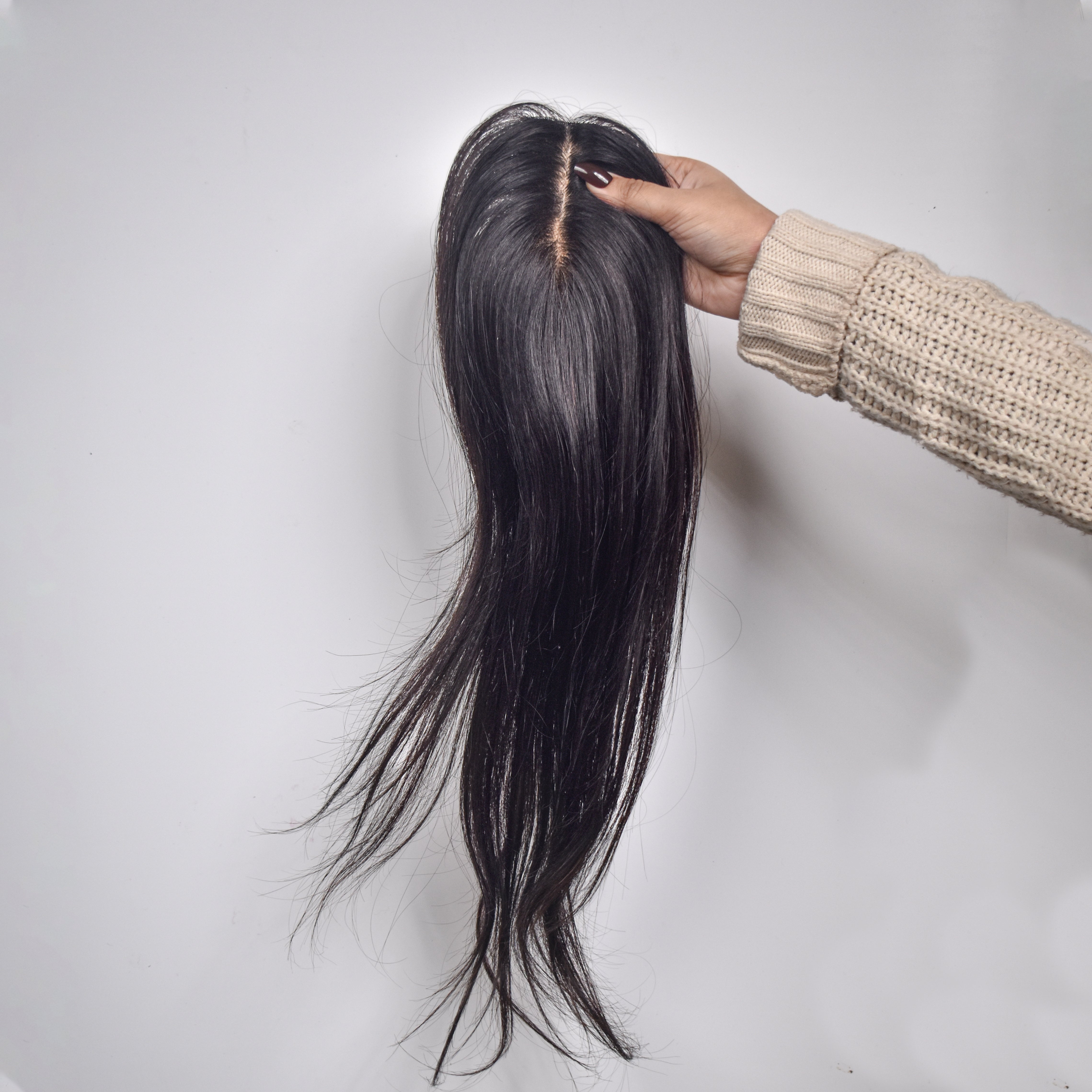 Silk Base Human Hair Topper 1.5Inc*5Inc