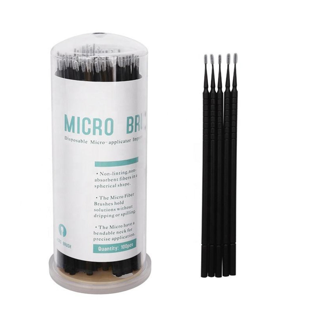 Pro-Grade Black Micro Mascara Applicators