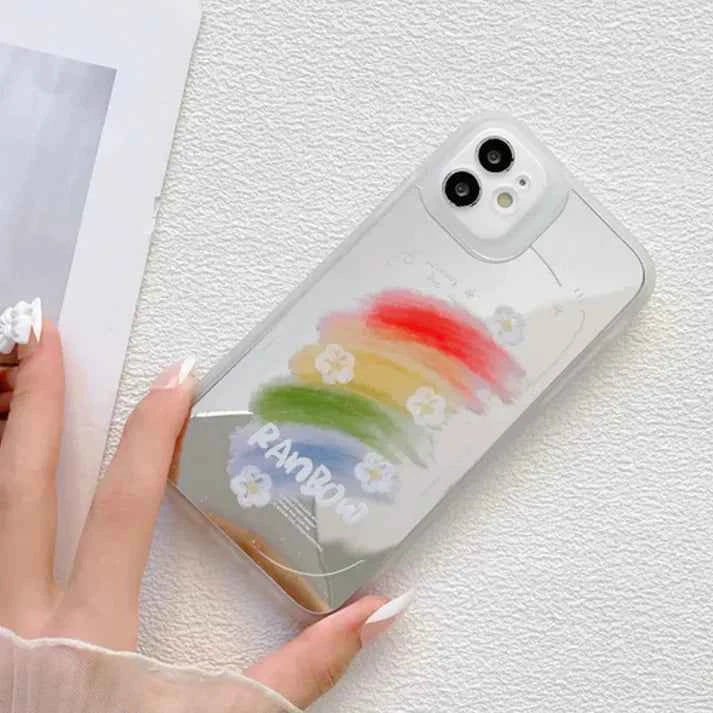 OnePlus - Reflective Mirror Rainbow Pattern Phone Case