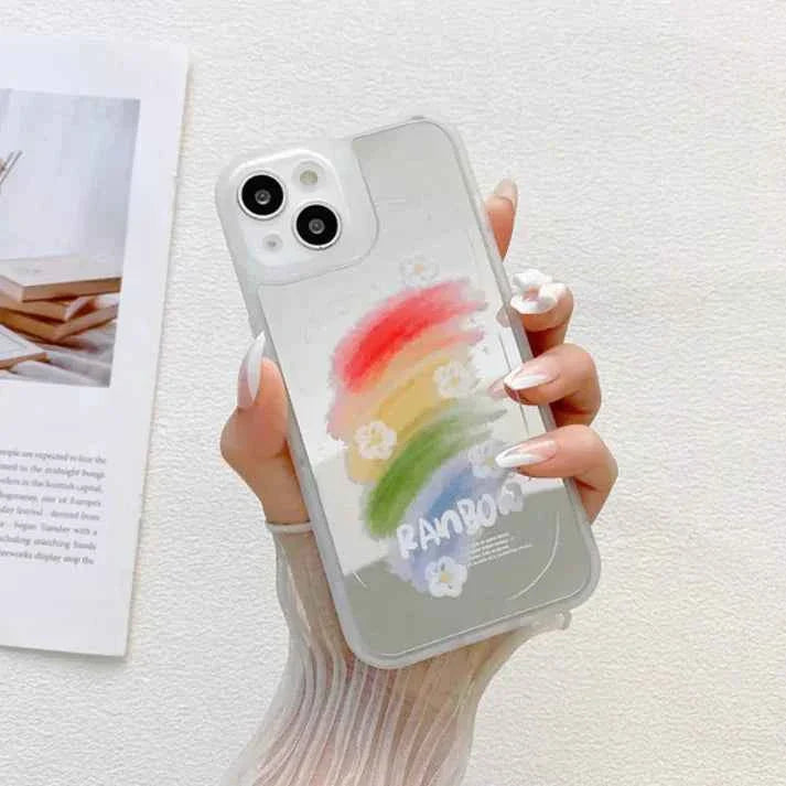OnePlus - Reflective Mirror Rainbow Pattern Phone Case