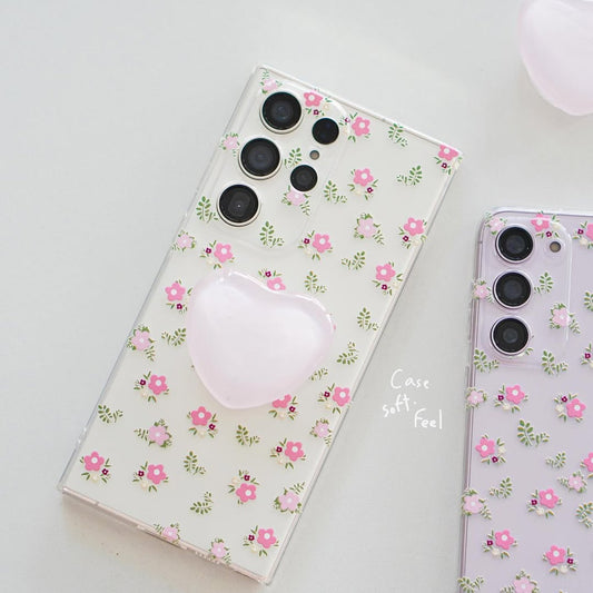 Blossom Case with Heart Pop Grip - Galaxy