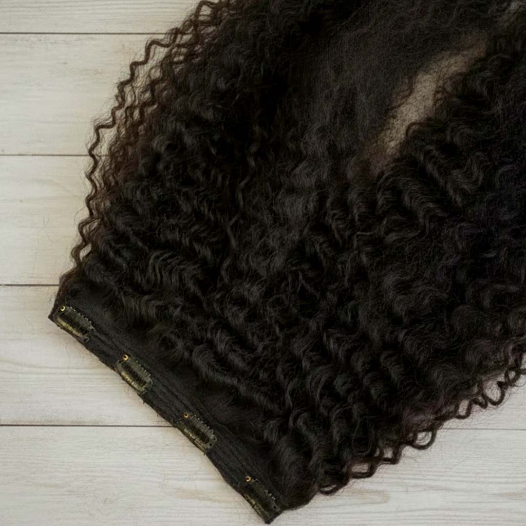 Single Piece 4 Clip Volumizer (Curly)