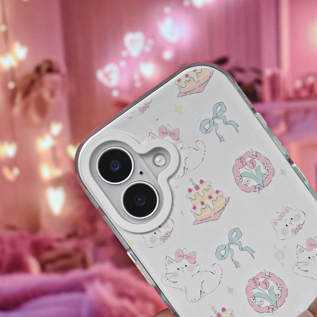 Kawaii Kitty Clear Case - iPhone