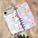 Kawaii Teddy Book Case - iPhone Air