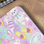 Kawaii Teddy Book Case - iPhone Air