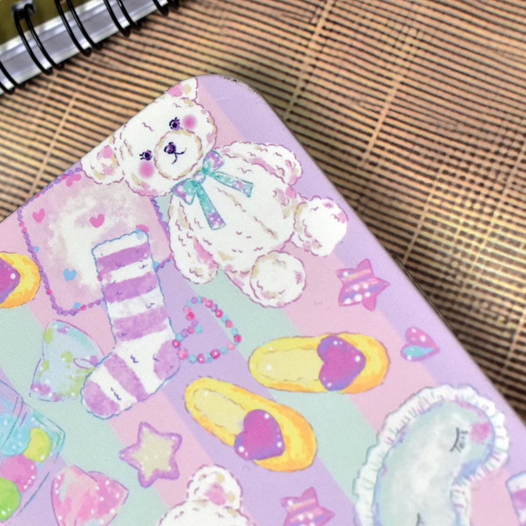 Kawaii Teddy Book Case - iPhone Air