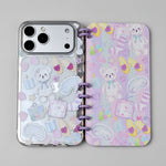 Kawaii Teddy Book Case - iPhone