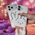 Bunny Bliss Leather Case - iPhone