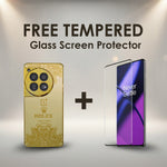 Gold Plated Case  + Tempered Glass - OnePlus
