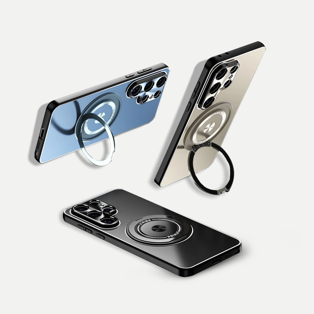 Magnetic Ring Stand Case - Galaxy