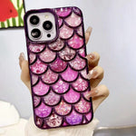 Glitter Mermaid Pattern Case - iPhone