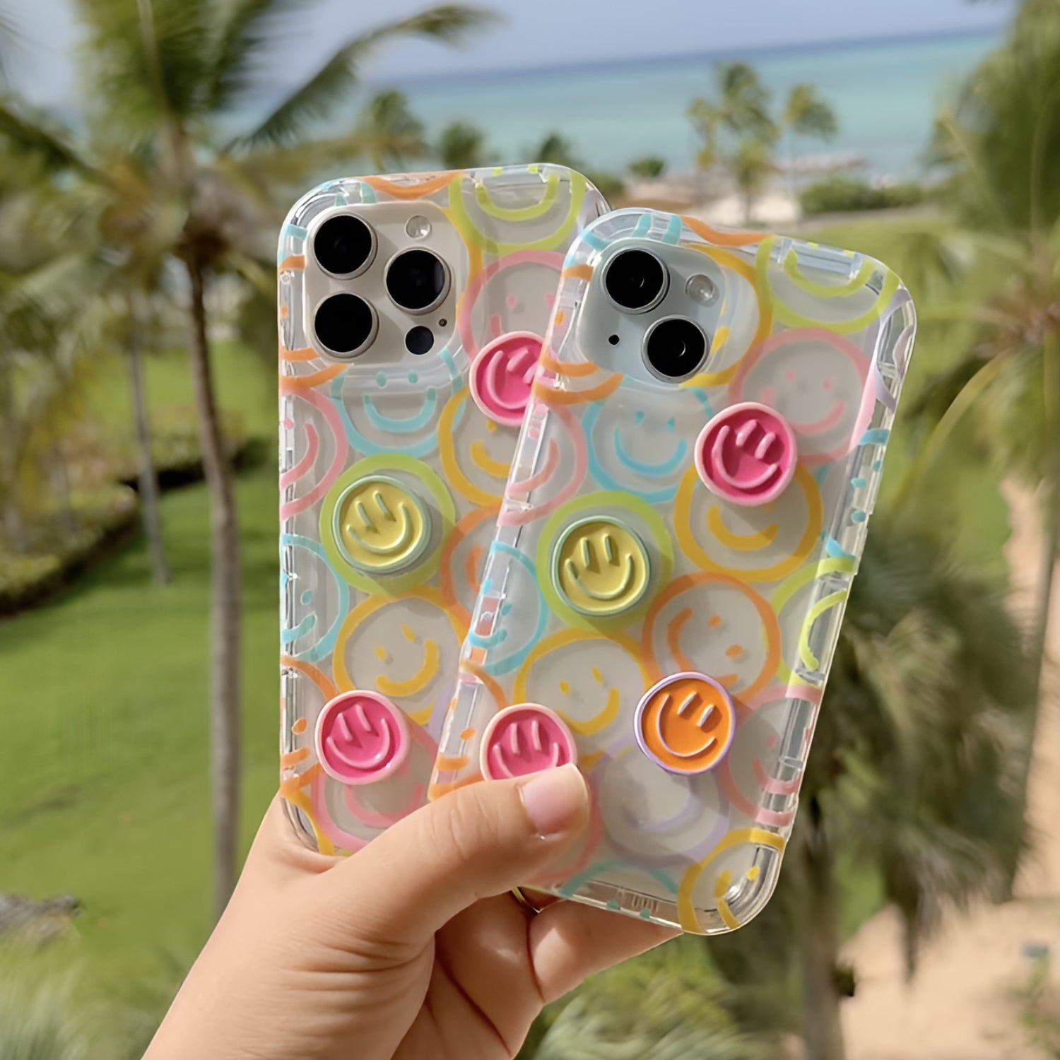 Colorful Smile Face Case