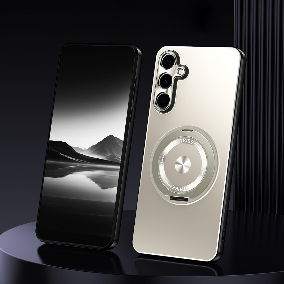 Magnetic Ring Stand Case - Galaxy