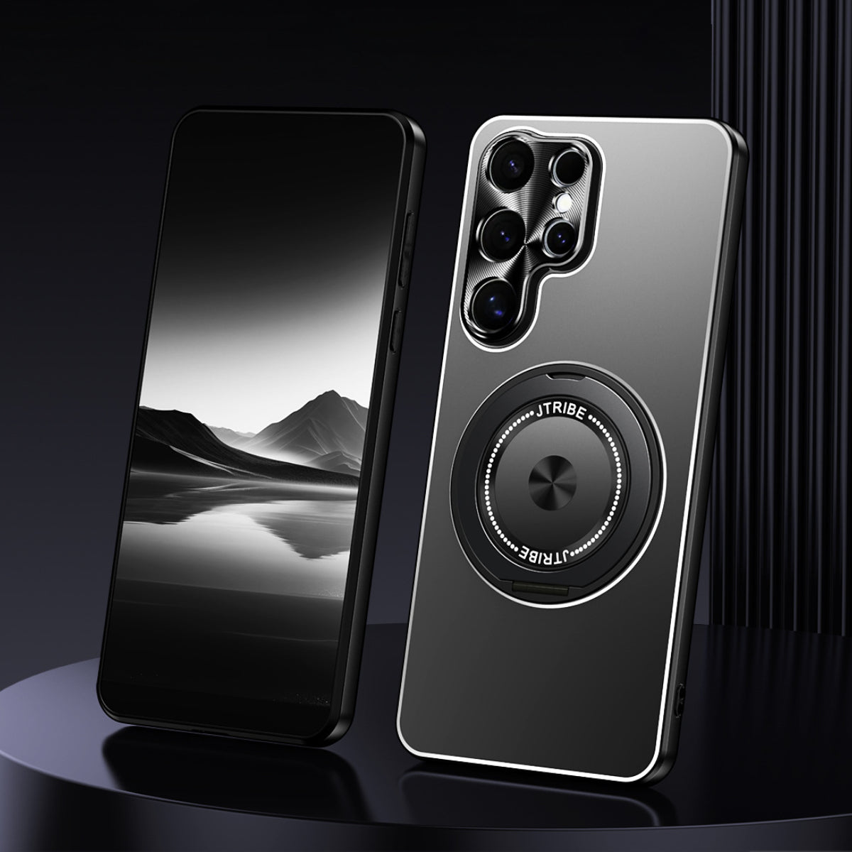 Magnetic Ring Stand Case - Galaxy