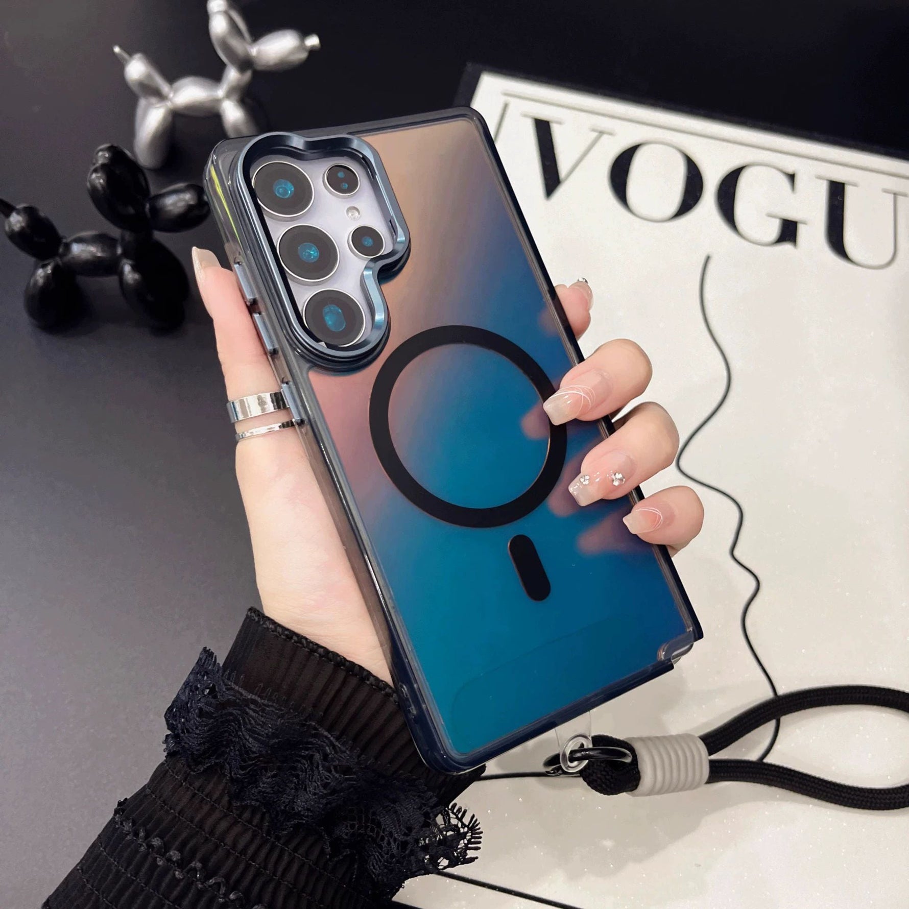 Midnight Ring Shield With Lanyard