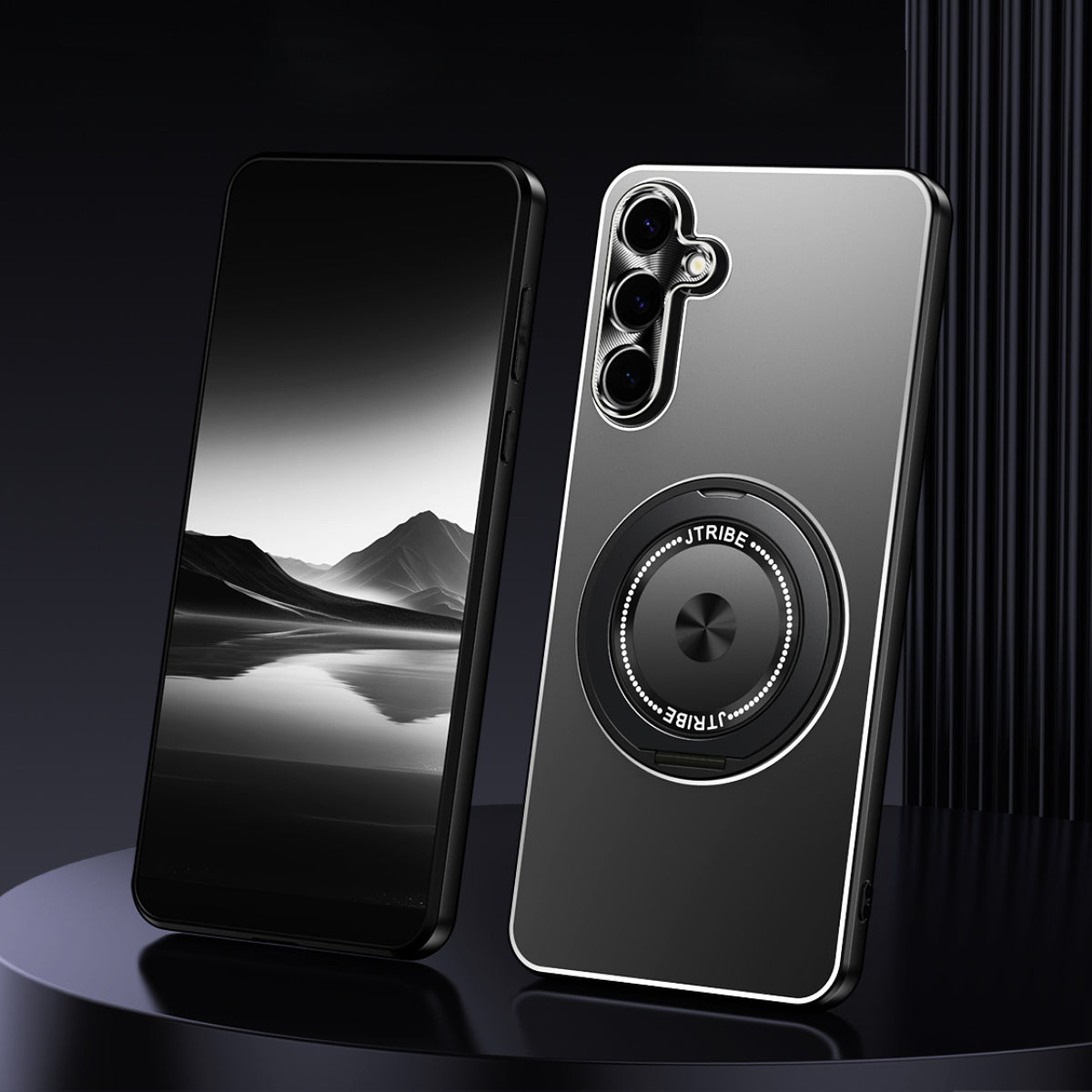 Magnetic Ring Stand Case - Galaxy