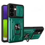 Galaxy S Series -  Slide Lens Camera Cover & Card Holder Case