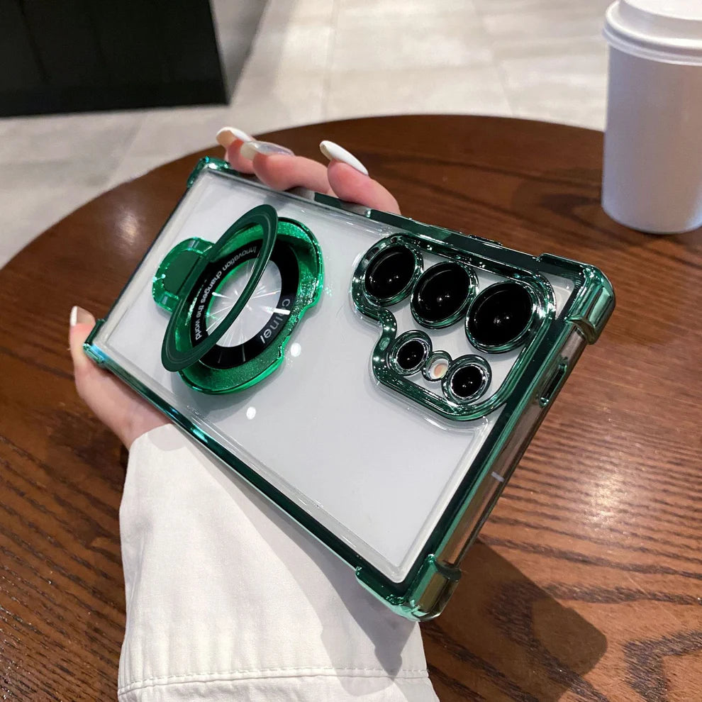 Electroplated Metal Ring Stand Case