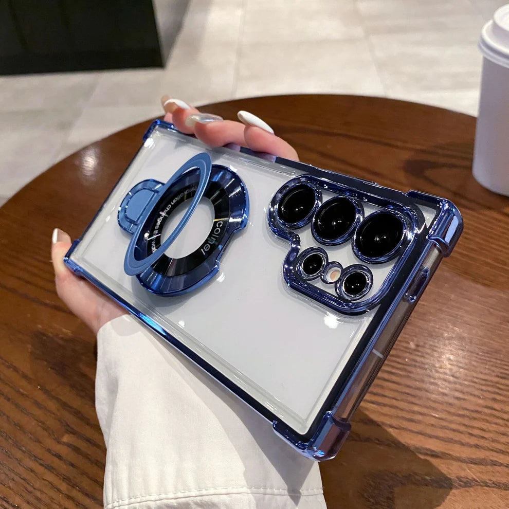 Electroplated Metal Ring Stand Case