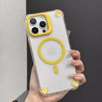 Transparent Magnetic Shockproof Case - iPhone