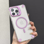 Transparent Magnetic Shockproof Case - iPhone