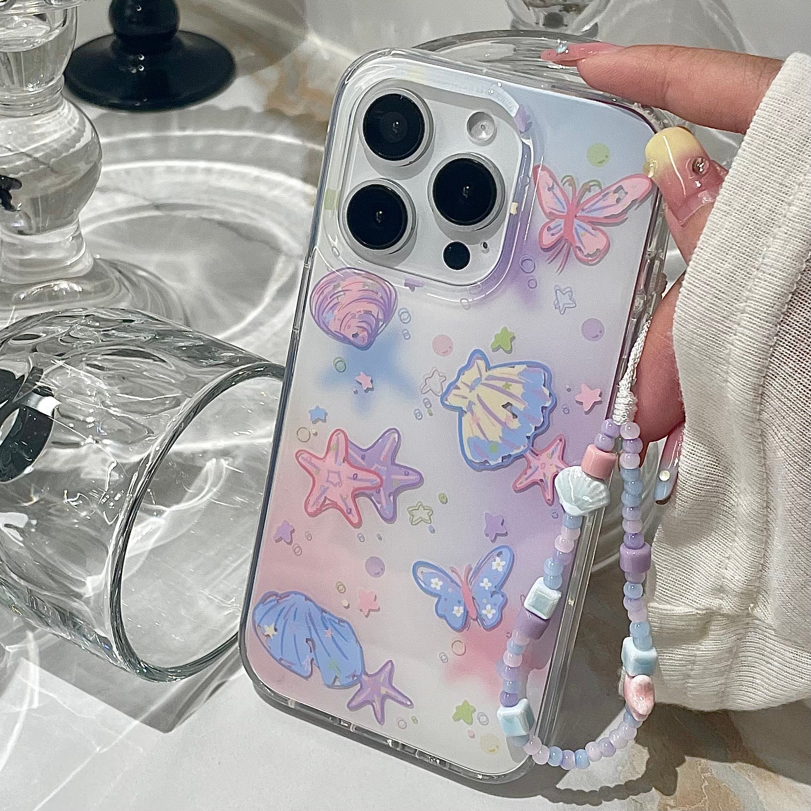 Ocean Dreams Case with Lanyard