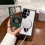 Electroplated Metal Ring Stand Case