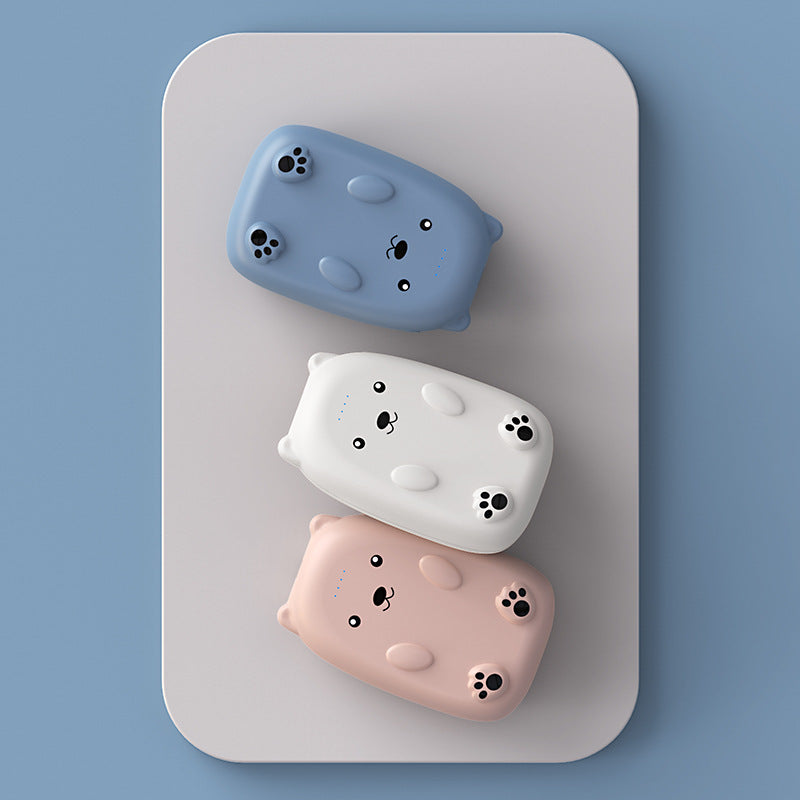 Bear Cartoon Built In Cable Power Bank 10,000 mAh
