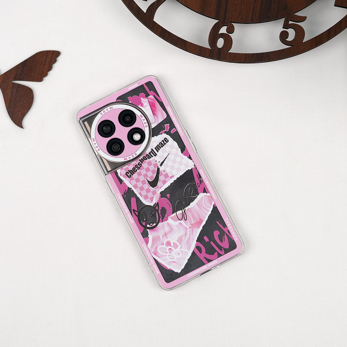 OnePlus - Pink Maze Street Art Case