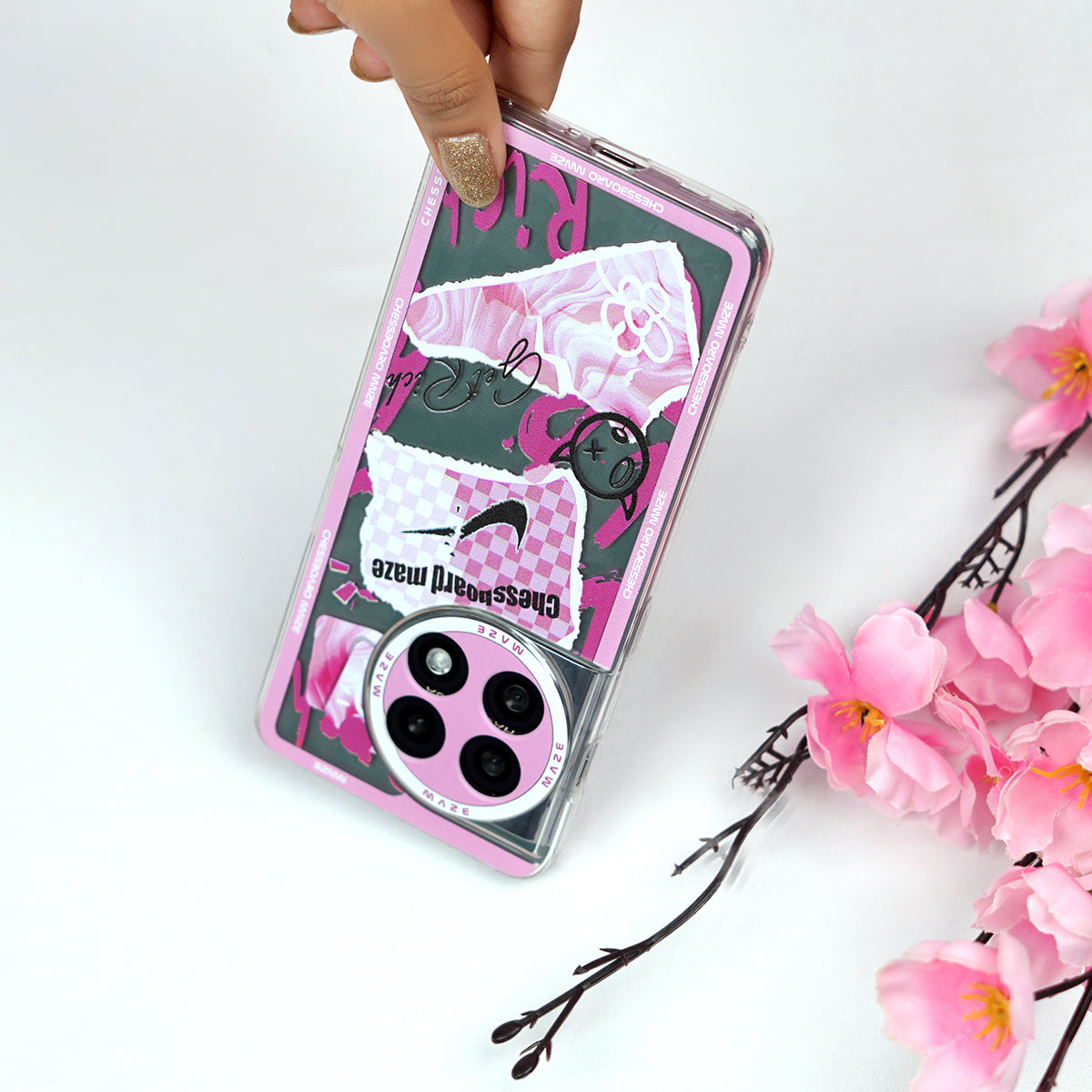 OnePlus - Pink Maze Street Art Case