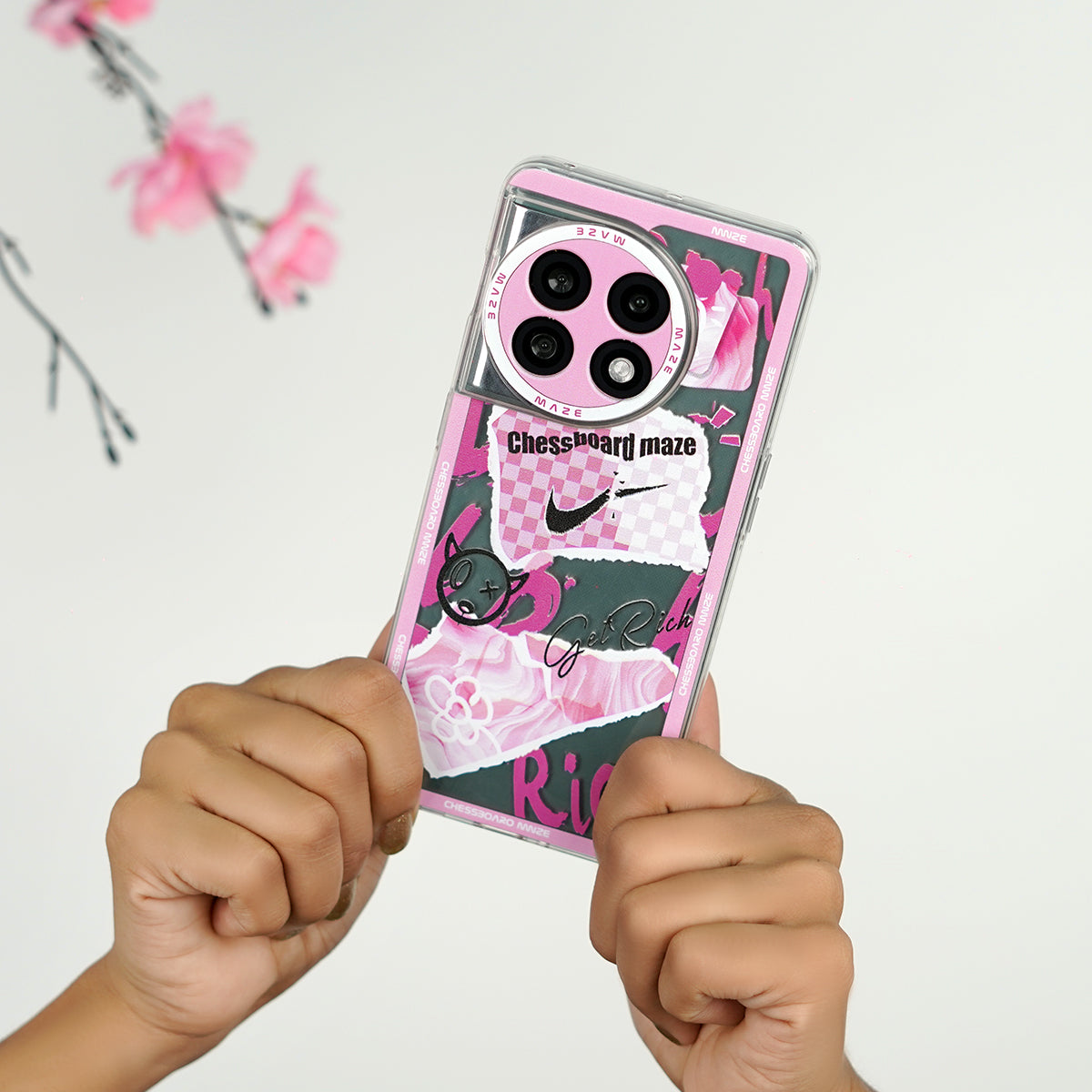 OnePlus - Pink Maze Street Art Case