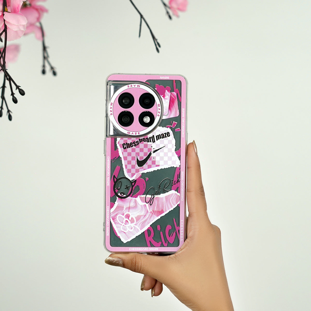OnePlus - Pink Maze Street Art Case