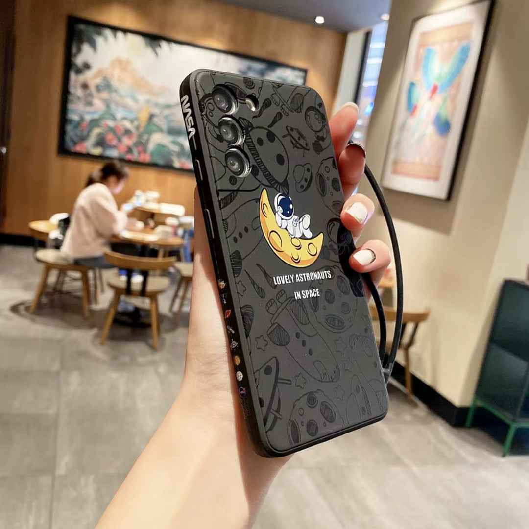 Cosmic Astronaut Silicone Case - Galaxy
