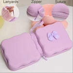 Bow Knot Mini Storage Bag - Purple