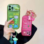 Flip Mirror 3D Cartoon Case