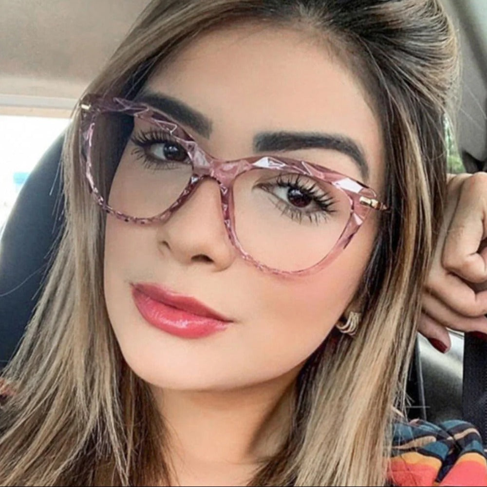 Anti-Blue Light Optical Glasses - Pink