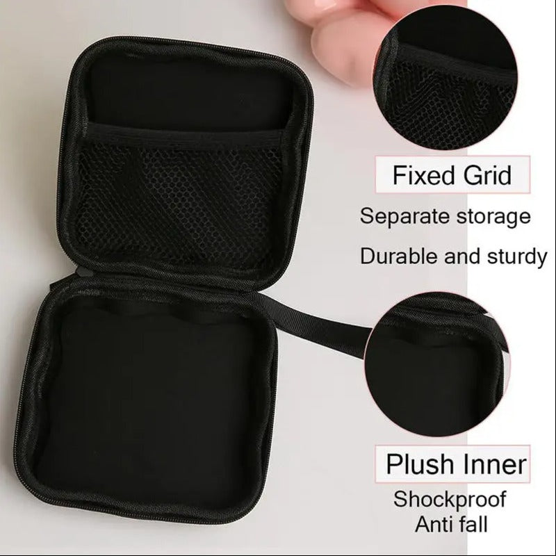 Bow Knot Mini Storage Bag - Black
